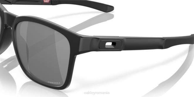 Oakley Lentile polarizate cu iridiu negru, cadru negru mat catalizator (potrivire cu punte joasă) ochelari 620J878