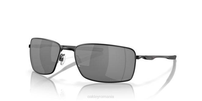 Oakley Lentile polarizate cu iridiu negru, cadru negru mat fir pătrat ochelari 620J496