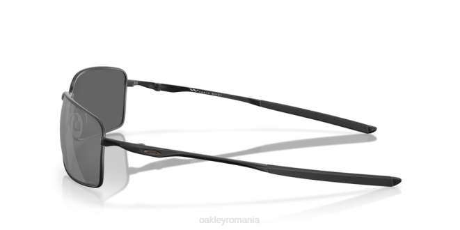 Oakley Lentile polarizate cu iridiu negru, cadru negru mat fir pătrat ochelari 620J496