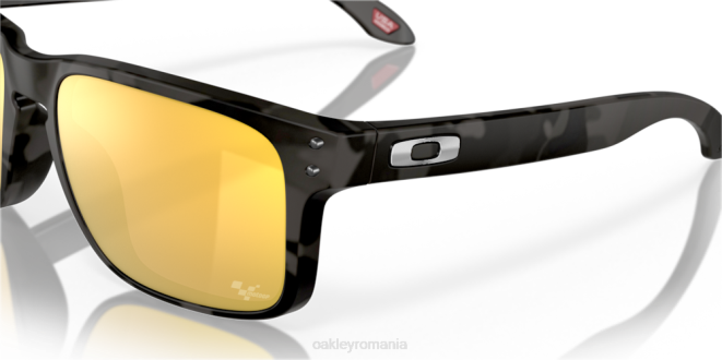 Oakley Lentile polarizate prizm 24k, cadru broasca testoasa neagra mat colecția holbrook motogp ochelari 620J635