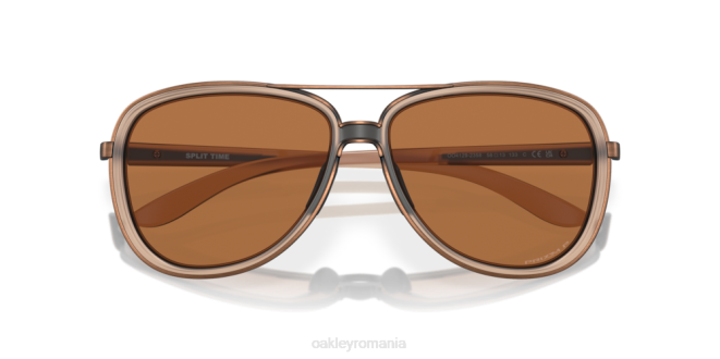Oakley Lentile polarizate prizm bronz, rama sepia mata timp fracționat ochelari 620J442