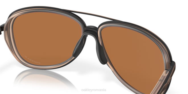 Oakley Lentile polarizate prizm bronz, rama sepia mata timp fracționat ochelari 620J442