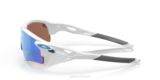 Oakley Lentile polarizate prizm deep water, cadru alb mat cale de blocare radar (potrivire joasă a podului) ochelari 620J719