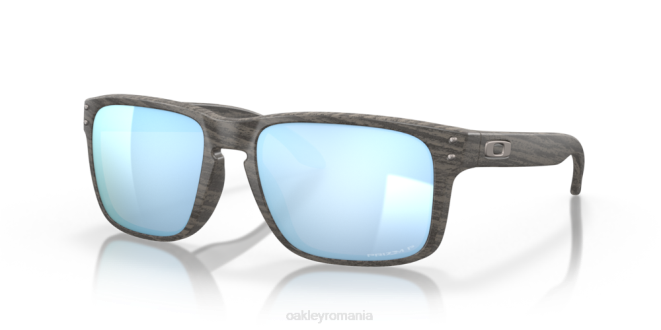 Oakley Lentile polarizate prizm deep water, cadru din lemn colecția holbrook woodgrain ochelari 620J66