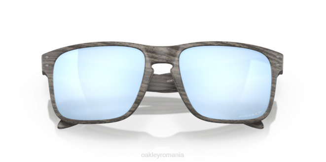 Oakley Lentile polarizate prizm deep water, cadru din lemn colecția holbrook woodgrain ochelari 620J66