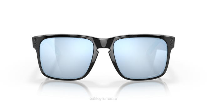 Oakley Lentile polarizate prizm deep water, cadru negru lustruit holbrook ochelari 620J51
