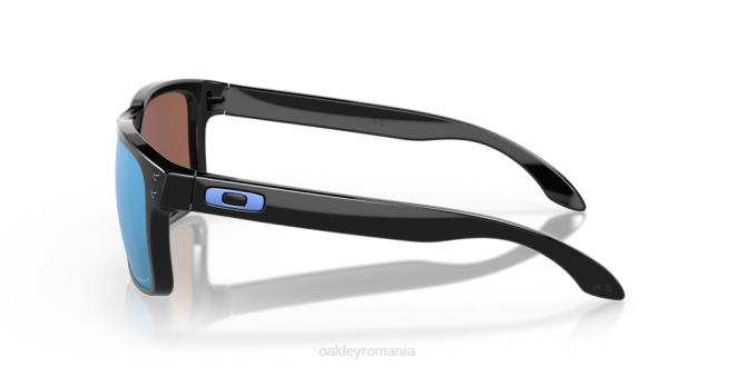 Oakley Lentile polarizate prizm deep water, cadru negru lustruit holbrook ochelari 620J51