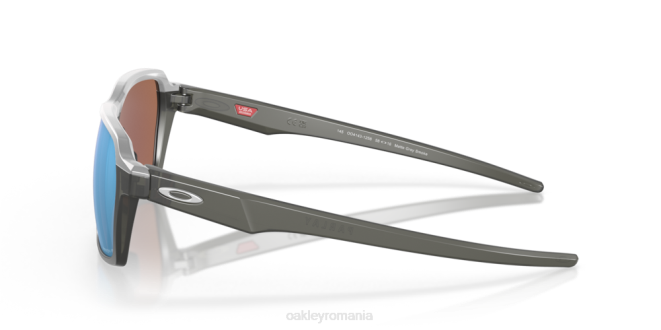 Oakley Lentile polarizate prizm deep water, rama fum gri mat pariu ochelari 620J521
