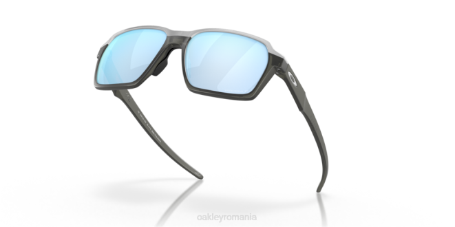 Oakley Lentile polarizate prizm deep water, rama fum gri mat pariu ochelari 620J521