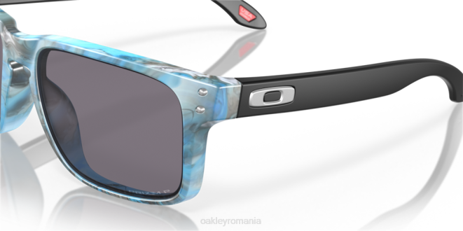 Oakley Lentile polarizate prizm gri, rama sanctuary swirl colecția sanctuarului holbrook ochelari 620J650