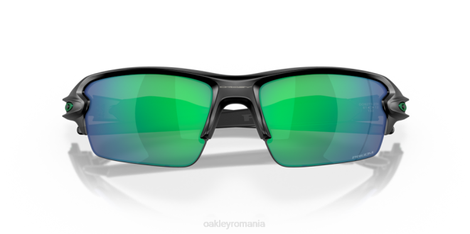 Oakley Lentile polarizate prizm jade, cadru negru mat flak 2.0 (podență joasă) ochelari 620J867