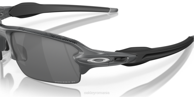 Oakley Lentile polarizate prizm negre, cadru din carbon mat hi res colecție flak 2.0 (low bridge fit) de înaltă rezoluție ochelari 620J876