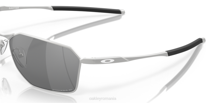 Oakley Lentile polarizate prizm negre, rama crom satinat savitar ochelari 620J541