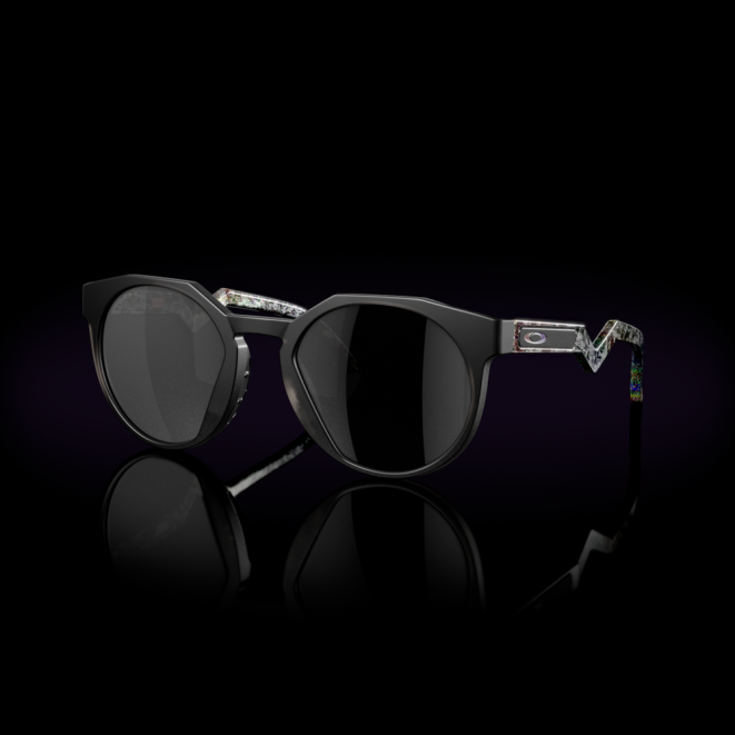 Oakley Lentile polarizate prizm negre, rama fum gri mat hstn (low bridge fit) verve collection ochelari 620J1014