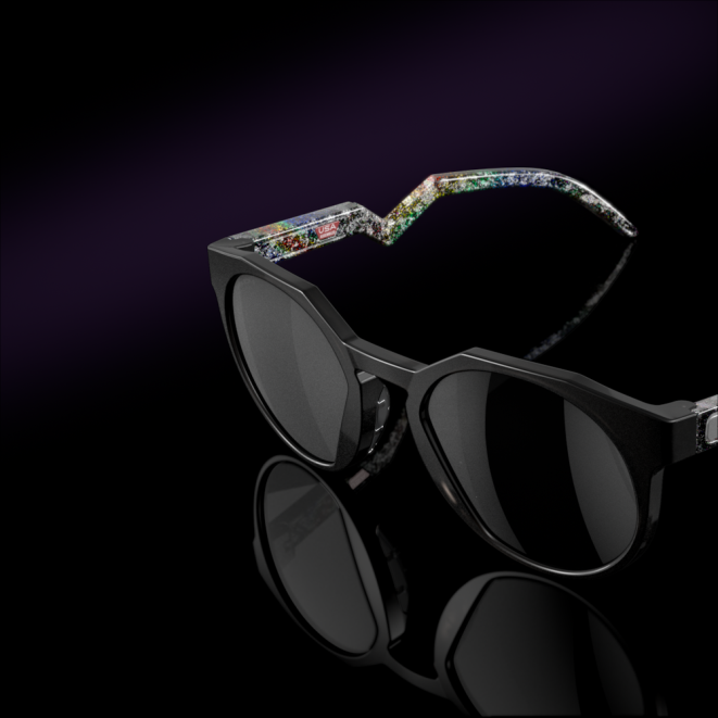 Oakley Lentile polarizate prizm negre, rama fum gri mat hstn verve collection ochelari 620J1015