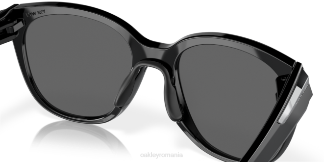 Oakley Lentile polarizate prizm negre, rama neagra lustruita cheie usoara ochelari 620J943