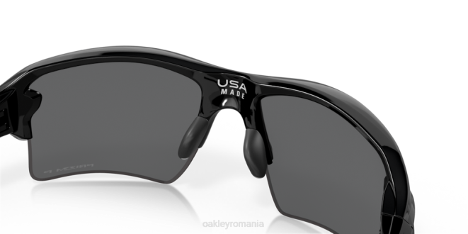 Oakley Lentile polarizate prizm negre, rama neagra lustruita flak 2.0 xl ochelari 620J130