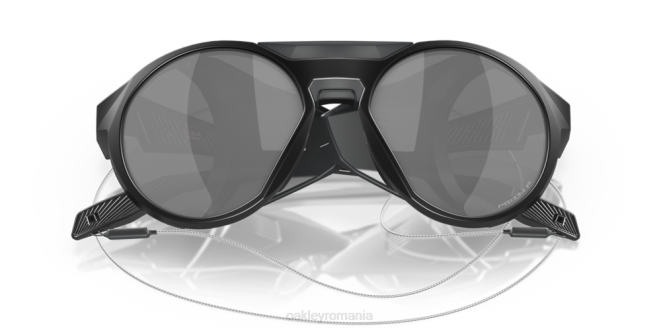 Oakley Lentile polarizate prizm negre, rama neagra mata clifden ochelari 620J465