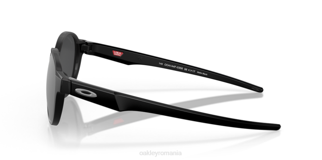 Oakley Lentile polarizate prizm negre, rama neagra mata coinflip (potrivire cu punte joasă) ochelari 620J529