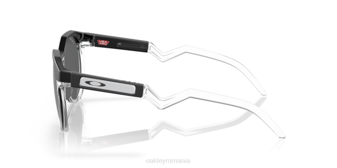 Oakley Lentile polarizate prizm negre, rama neagra mata hstn (potrivire cu punte joasă) ochelari 620J783
