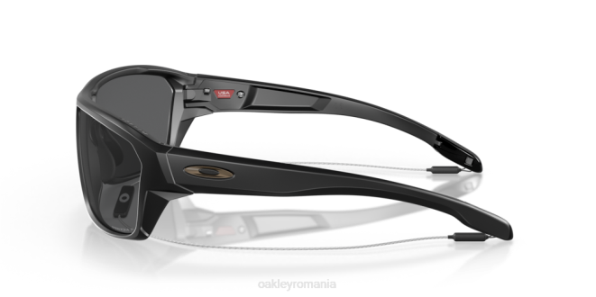 Oakley Lentile polarizate prizm negre, rama neagra mata lovitură divizată ochelari 620J301