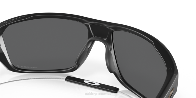 Oakley Lentile polarizate prizm negre, rama neagra mata lovitură divizată ochelari 620J301