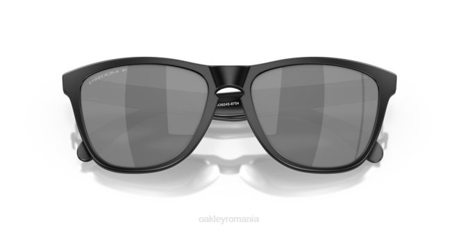 Oakley Lentile polarizate prizm negre, rama neagra mata piei de broasca (podenie joasa) ochelari 620J814