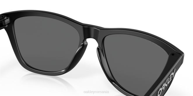 Oakley Lentile polarizate prizm negre, rama neagra mata piei de broasca (podenie joasa) ochelari 620J814