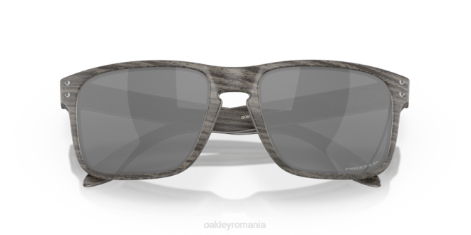 Oakley Lentile polarizate prizm negru, cadru din lemn holbrook ochelari 620J75