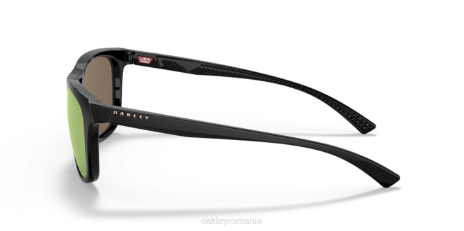 Oakley Lentile polarizate prizm rose gold, cadru negru lustruit linie de conducere ochelari 620J1072