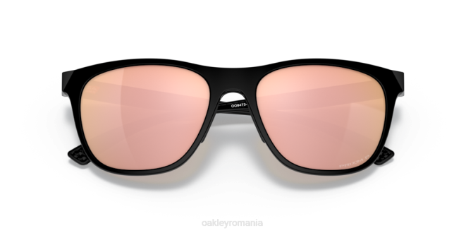 Oakley Lentile polarizate prizm rose gold, cadru negru lustruit linie de conducere ochelari 620J1072