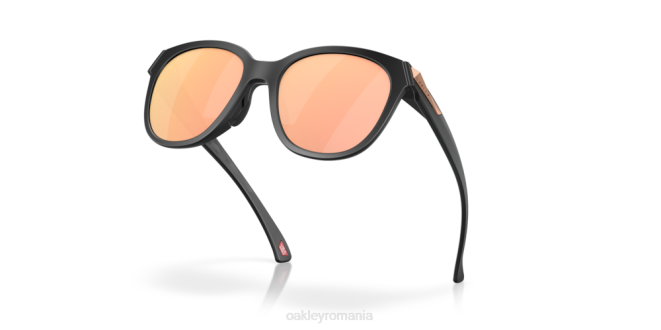 Oakley Lentile polarizate prizm rose gold, cadru negru mat cheie usoara ochelari 620J941