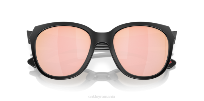 Oakley Lentile polarizate prizm rose gold, cadru negru mat cheie usoara ochelari 620J941