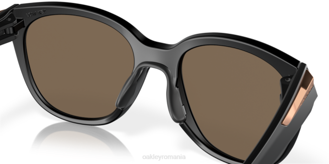 Oakley Lentile polarizate prizm rose gold, cadru negru mat cheie usoara ochelari 620J941