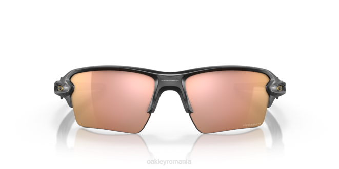 Oakley Lentile polarizate prizm rose gold, cadru negru mat flak 2.0 xl ochelari 620J141