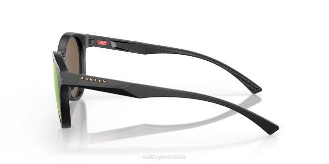 Oakley Lentile polarizate prizm rose gold, cadru negru mat stropi de spumă ochelari 620J1086