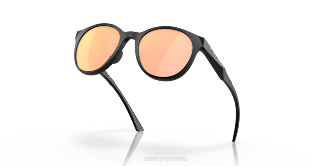 Oakley Lentile polarizate prizm rose gold, cadru negru mat stropi de spumă ochelari 620J1086