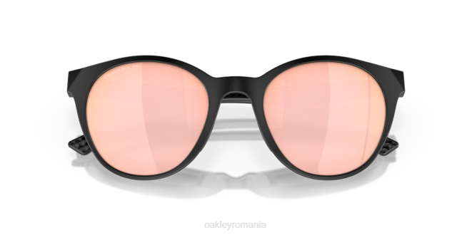 Oakley Lentile polarizate prizm rose gold, cadru negru mat stropi de spumă ochelari 620J1086