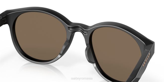 Oakley Lentile polarizate prizm rose gold, cadru negru mat stropi de spumă ochelari 620J1086