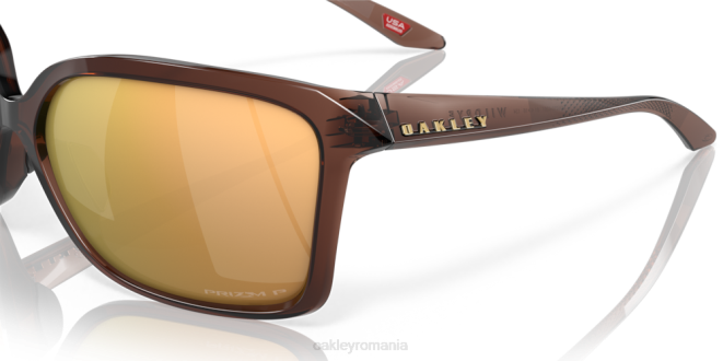 Oakley Lentile polarizate prizm rose gold, rama ametist lustruit wildrye ochelari 620J289