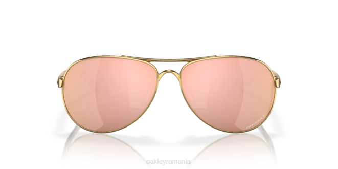Oakley Lentile polarizate prizm rose gold, rama aurie lustruita părere ochelari 620J483