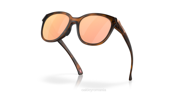 Oakley Lentile polarizate prizm rose gold, rama broasca testoasa maro mat cheie usoara ochelari 620J944