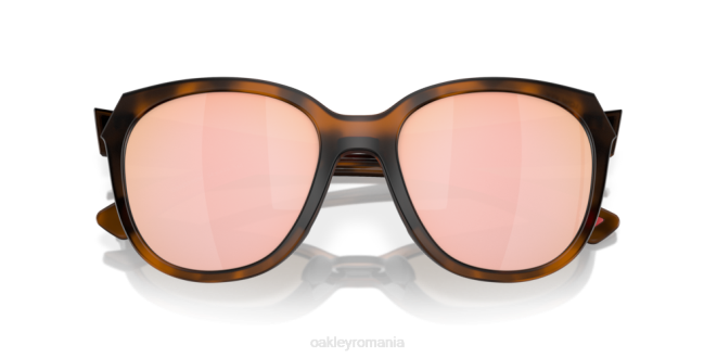 Oakley Lentile polarizate prizm rose gold, rama broasca testoasa maro mat cheie usoara ochelari 620J944