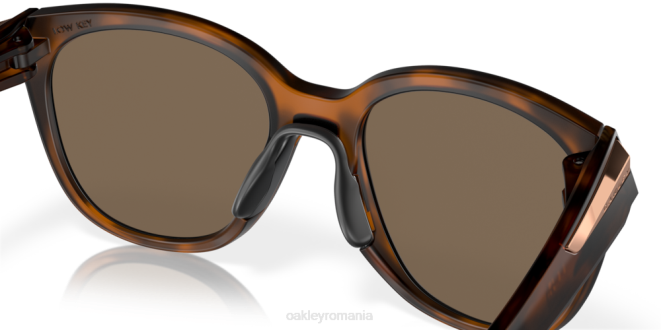 Oakley Lentile polarizate prizm rose gold, rama broasca testoasa maro mat cheie usoara ochelari 620J944