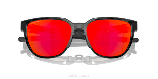 Oakley Lentile polarizate prizm ruby, rama broasca testoasa neagra actuator ochelari 620J834