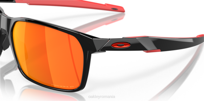 Oakley Lentile polarizate prizm ruby, rama neagra lustruita portalul x ochelari 620J338