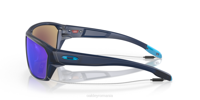 Oakley Lentile polarizate prizm safir, cadru albastru translucid mat lovitură divizată ochelari 620J298