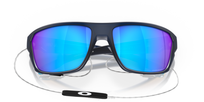 Oakley Lentile polarizate prizm safir, cadru albastru translucid mat lovitură divizată ochelari 620J298
