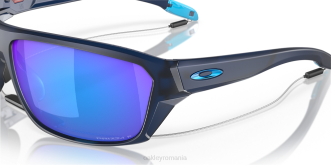 Oakley Lentile polarizate prizm safir, cadru albastru translucid mat lovitură divizată ochelari 620J298