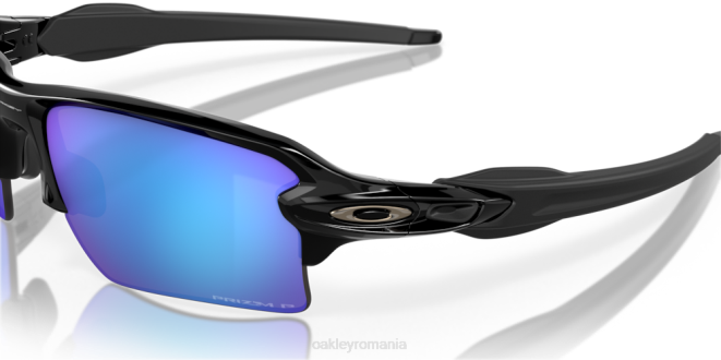 Oakley Lentile polarizate prizm safir, cadru negru lustruit flak 2.0 xl ochelari 620J143